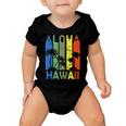 Retro Aloha Hawaii Logo Tshirt Baby Onesie