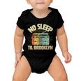 Retro No Sleep Til Brooklyn Baby Onesie