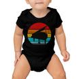 Retro Vintage Piano V2 Baby Onesie