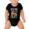 Rolling Into 4Th Grade First Day Of School Back To School Baby Onesie