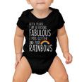 So Fabulous I Piss Glitter And Poop Rainbows Baby Onesie