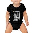 Statue Of Liberty Funny 4Th Of July American Flag Baby Onesie