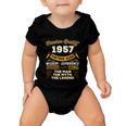 The Man Myth Legend 1957 65Th Birthday Gift For 65 Years Old Gift Baby Onesie