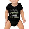 This Kid Loves To Fish Baby Onesie
