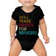 Trade Racists For Refugees Funny Political Tshirt Baby Onesie