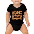 Trick Or Treat Funny Halloween Quote Baby Onesie