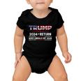 Trump 2024 Impeach Biden 2024 Election Trump Trump Baby Onesie