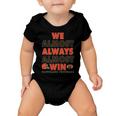 We Almost Always Almost Win Cleveland Football Tshirt Baby Onesie