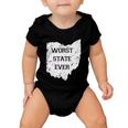 Worst State Ever Ohio Sucks Tshirt Baby Onesie