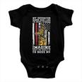 Firefighter Proud Dad Of A Firewoman Father Firefighter Dad V2 Baby Onesie
