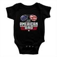 4Th Of July Family Matching All American Dad American Flag Baby Onesie
