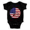 4Th Of July Nurse Independence Day Design Gift American Flag Gift Baby Onesie