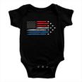 Air Force Us Veterans 4Th Of July Shirt American Flag Baby Onesie