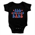 All American Babe 4Th Of July Baby Onesie