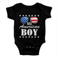 All American Boy Us Flag Sunglasses For Matching 4Th Of July Baby Onesie