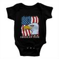 American Flag Eagle Mullet 4Th Of July Merica Pride Gift Baby Onesie