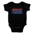 American Mama 4Th Of July V2 Baby Onesie