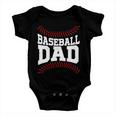 Baseball Dad Sports Fan Tshirt Baby Onesie