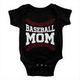 Baseball Mom Sports Fan Tshirt Baby Onesie