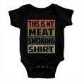 Bbq Smoker Funny Vintage Grilling Meat Smoking Tshirt Baby Onesie