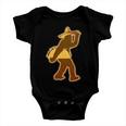 Bigfoot Carrying Taco Cinco De Mayo Tshirt Baby Onesie