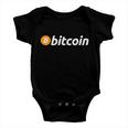 Bitcoin Logo Tshirt Baby Onesie
