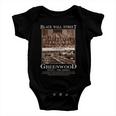 Black Wall Street Never Forget Greenwood Tulsa Oklahoma Tshirt Baby Onesie