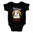 Boo Boo Crew Ghost Halloween Quote Baby Onesie