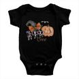 Boo Crew Pumpkin Halloween Quote V2 Baby Onesie