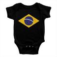 Brazil National Flag Baby Onesie