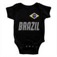 Brazil Soccer Team Jersey Flag Baby Onesie