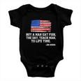 Buy A Man Eat Fish Joe Biden Usa American Flag Tshirt Baby Onesie