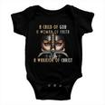 Child Of God Woman Of Faith Warrior Of Christ Tshirt Baby Onesie