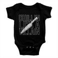 Chillin Like A Villain Halloween Quote V2 Baby Onesie