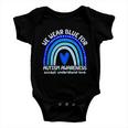 Cute We Wear Blue For Autism Awareness Accept Understand Love Baby Onesie