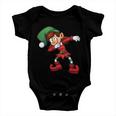 Dabbing Elf Cute Funny Christmas Tshirt Baby Onesie