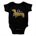 Dachshund Mom Wiener Doxie Mom Cute Doxie Graphic Dog Lover Funny Gift Baby Onesie