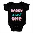 Daddy Of The Sweet One First Birthday Matching Family Donut Baby Onesie