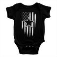 Dallas Tx Star Football Fan Distressed Us Flag Tshirt Baby Onesie