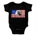 Donald Trump Eagle Betsy Ross Flag Tshirt Baby Onesie