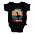 Dont Brother Me While Im Fishing Baby Onesie