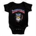 Eagle Mullet 4Th Of July Merica American Flag Funny Gift Funny Gift Baby Onesie