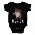 Eagle Mullet 4Th Of July Usa Patriot Merica Cool Gift Baby Onesie