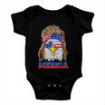 Eagle Mullet Merica Shirt Men 4Th Of July American Flag Usa Baby Onesie