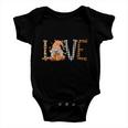 Fallin Love Thanksgiving Quote Baby Onesie