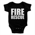Fire Rescue Tshirt Baby Onesie