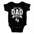 First Time Dad Est 2022 Wish Me Luck Baby Onesie