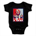 Fjb Trump Middle Finger Tshirt Baby Onesie