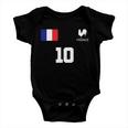 France Soccer Jersey Tshirt Baby Onesie