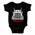 Freedom Convoy Support Truckers Tshirt Baby Onesie